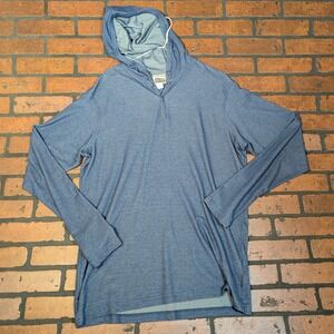 ExOfficio XL Men's Insect Shield Sun Hoodie Pullover Gorpcore Travel Lightweight